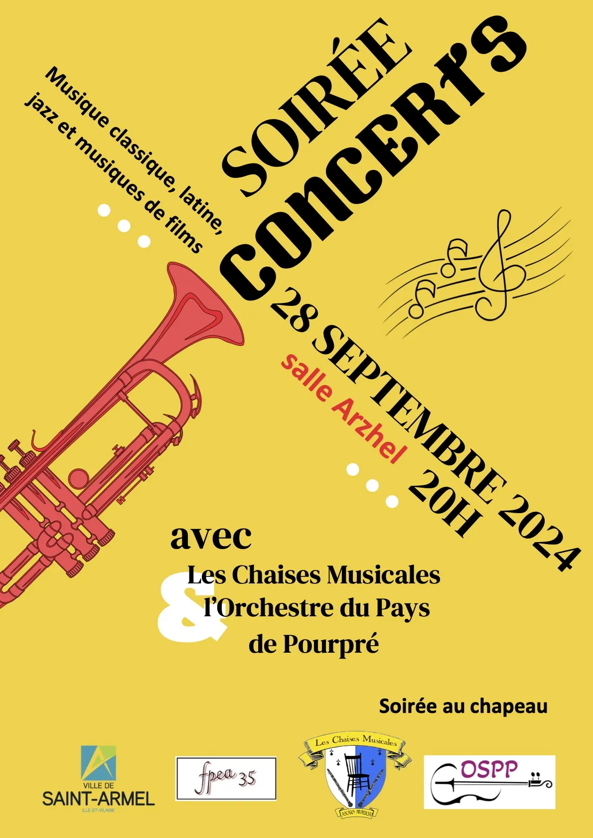 Affiche du concert « Concert à Saint-Armel »