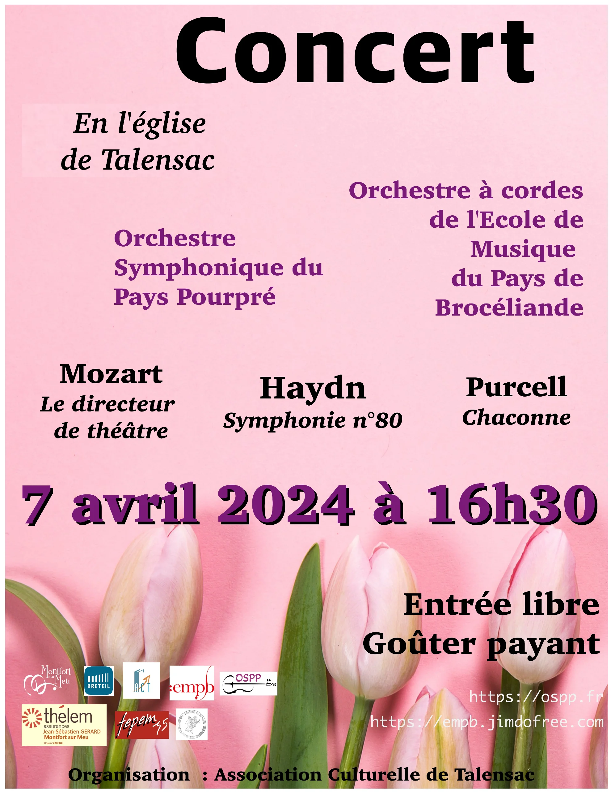 Affiche du concert « Concert à Talensac »