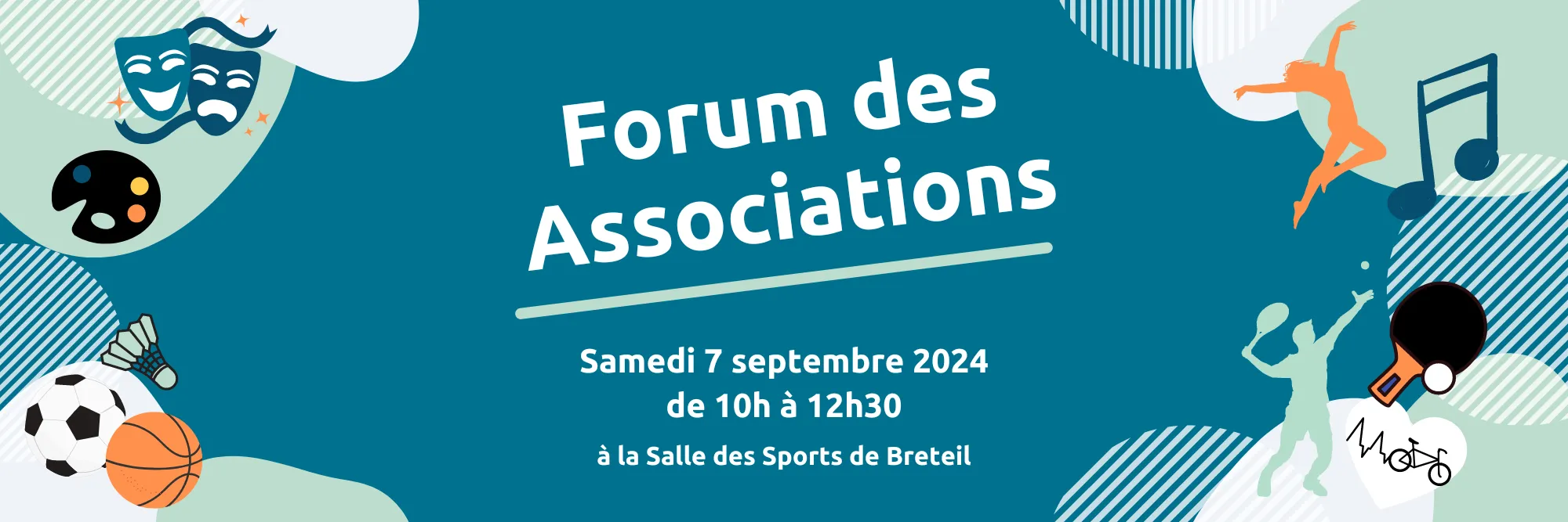 Banderole du forum des associations